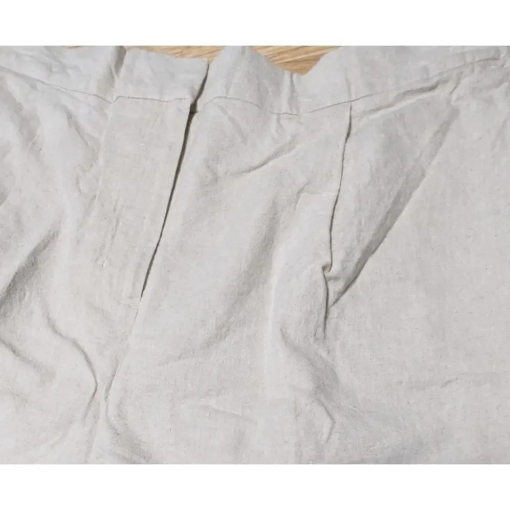 City Chic Sicilian Beige Linen Cotton Pocket Shorts Womens Trendy Plus Size 18 - Picture 10 of 13